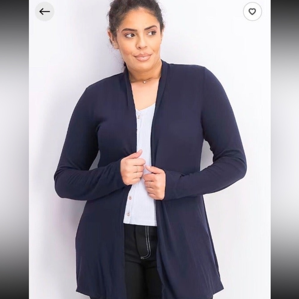 41Hawthorne Silk Blend Navy Cardigan